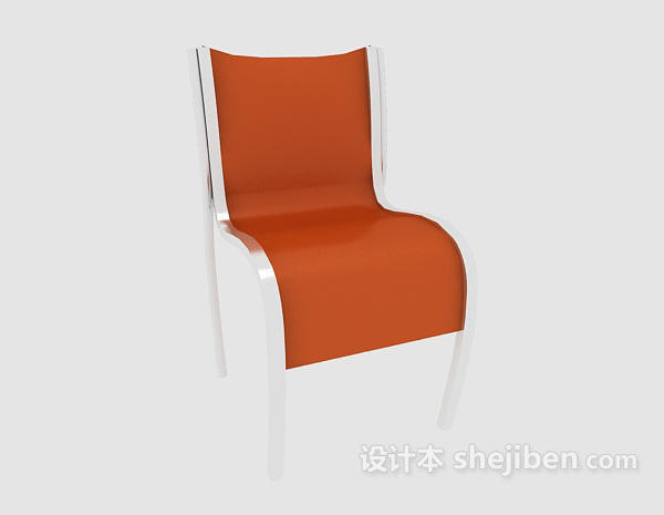 免费简约餐椅3d模型下载