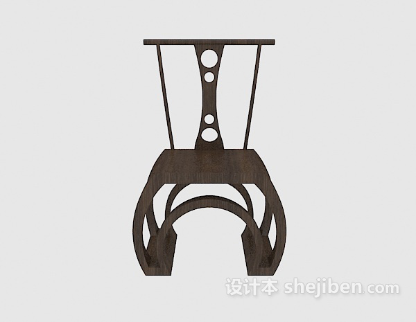 中式风格中式风格椅子3d模型下载