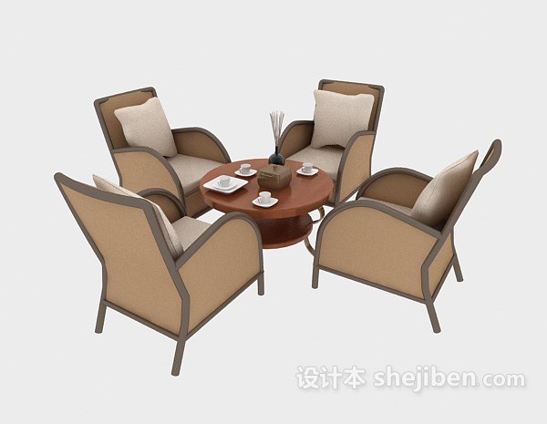 免费东南亚家居桌椅3d模型下载