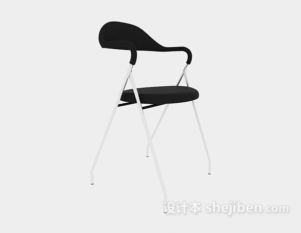 高脚会议椅3d模型下载