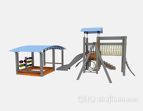 免费儿童玩耍设施3d模型下载