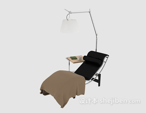 休闲家居躺椅3d模型下载
