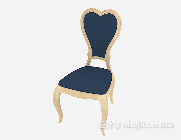 免费欧式梳妆椅3d模型下载