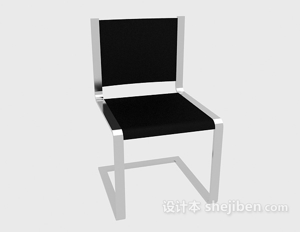 免费现代简约风格餐椅3d模型下载