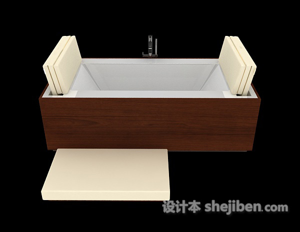 现代风格浴缸推荐3d模型下载