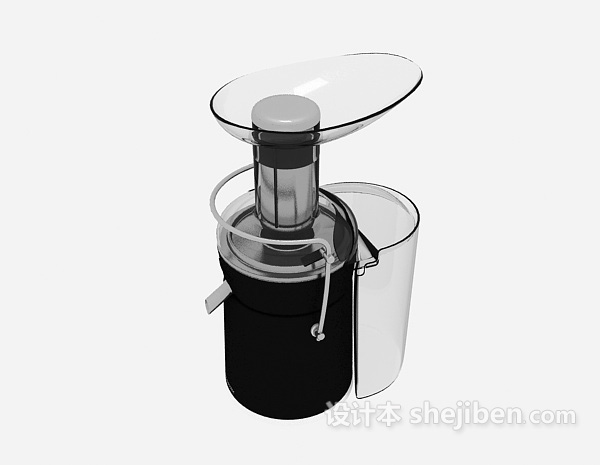 咖啡磨机3d模型下载