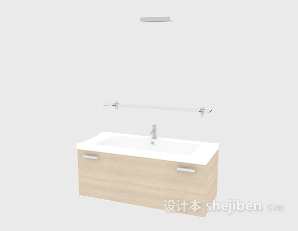 免费现代浴柜3d模型下载