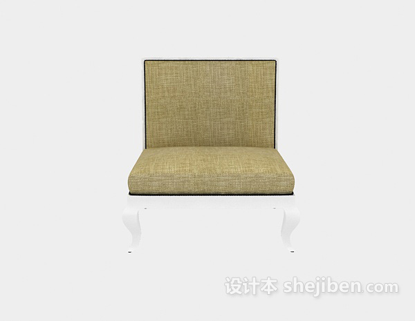欧式风格欧式风格实木椅3d模型下载