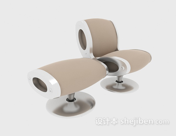 时尚休闲椅凳3d模型下载