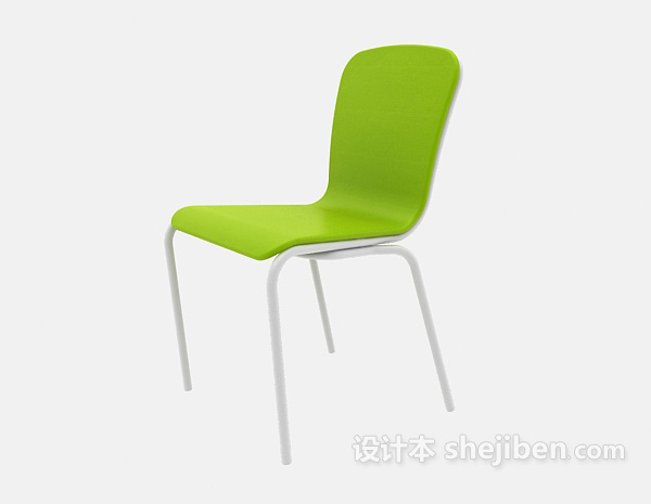 塑料休闲椅3d模型下载