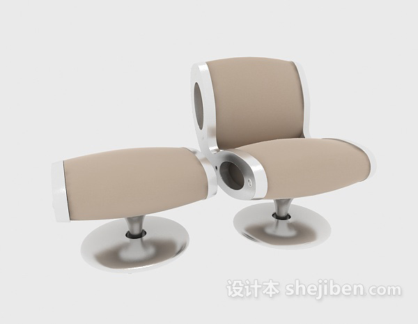 免费时尚休闲椅凳3d模型下载