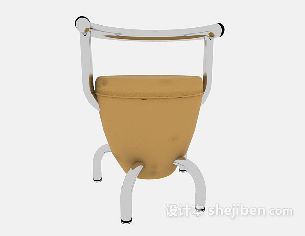 免费时尚个性休闲椅3d模型下载