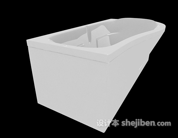 卫浴浴缸3d模型下载