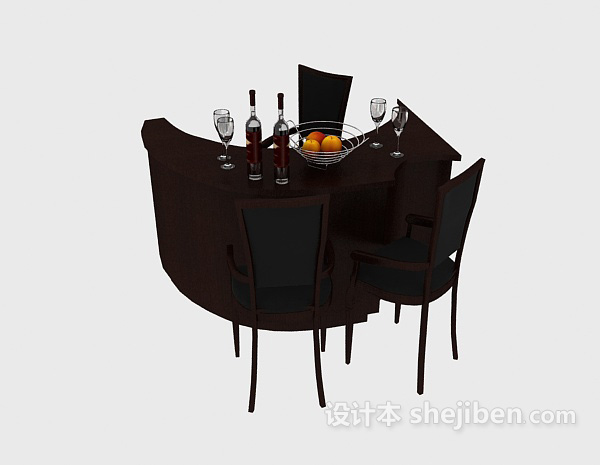 其它家居吧台桌椅3d模型下载
