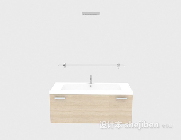 现代风格现代浴柜3d模型下载