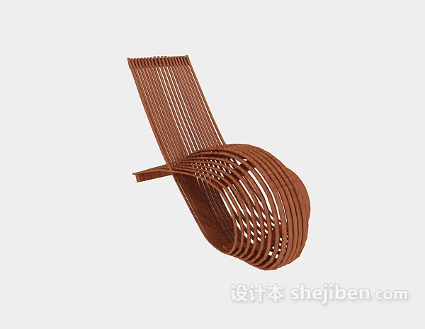 现代风格现代个性创意躺椅3d模型下载