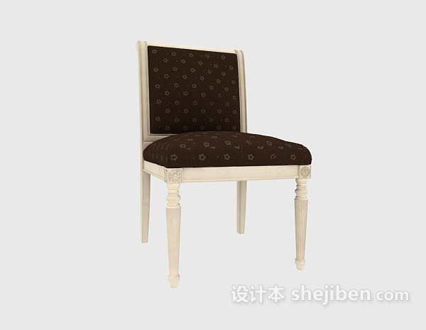 免费梳妆台椅3d模型下载
