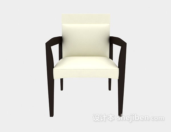 现代风格会客休闲椅3d模型下载