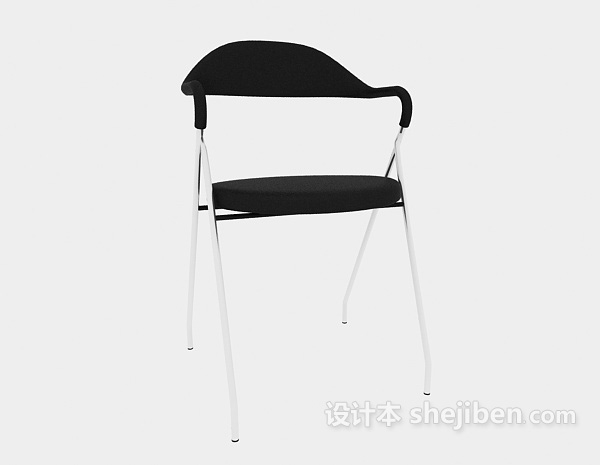 免费高脚会议椅3d模型下载