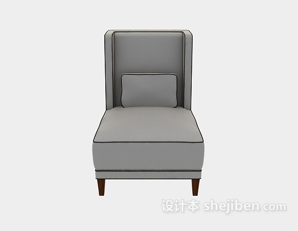 地中海风格沙发靠椅3d模型下载