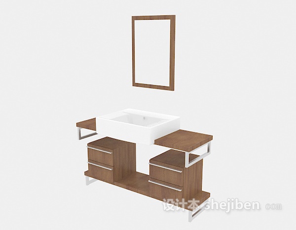 家居浴柜3d模型下载