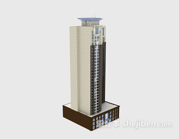 大楼建筑3d模型下载