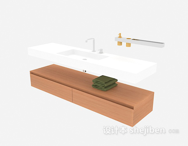 卫浴 陶瓷盆3d模型下载