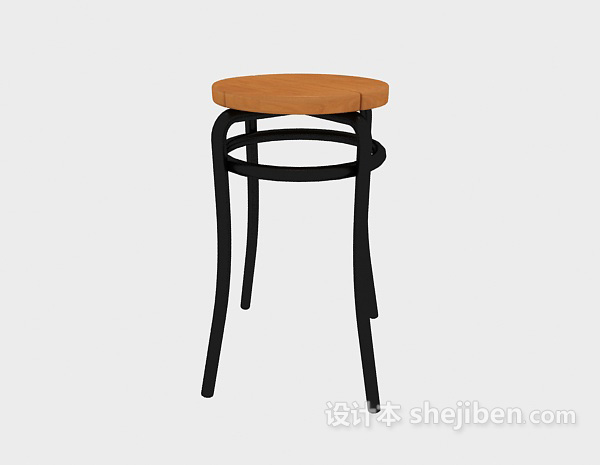 现代风格餐桌凳3d模型下载
