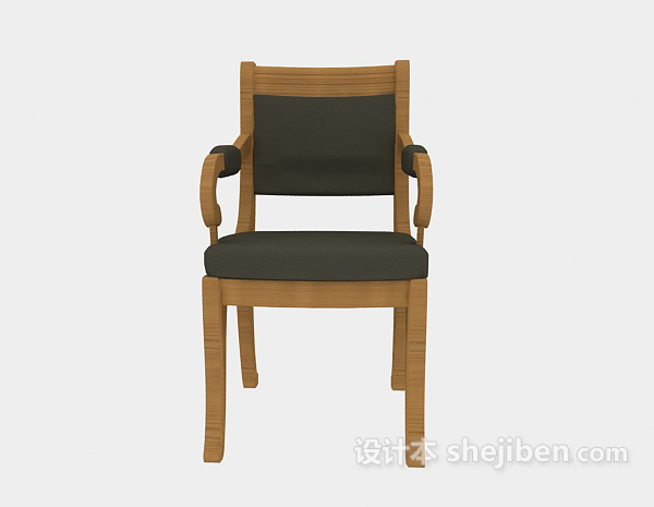 欧式风格家居休闲椅3d模型下载