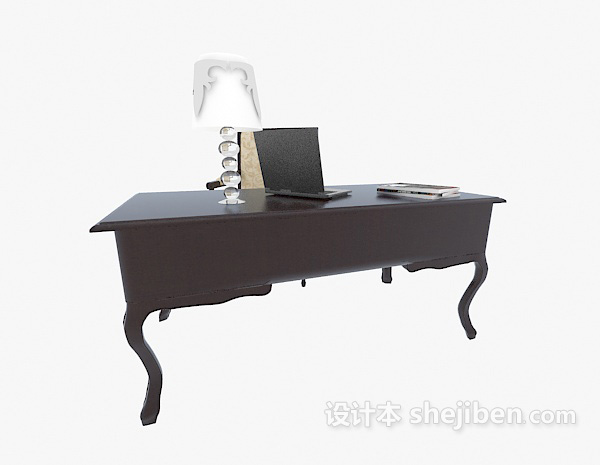 欧式风格欧式风格传统书桌3d模型下载