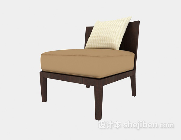 矮沙发休闲椅3d模型下载