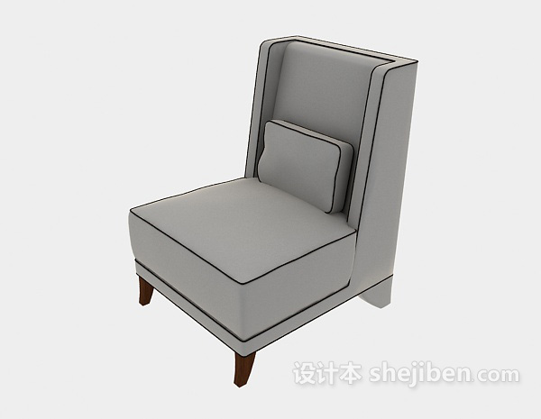 沙发靠椅3d模型下载