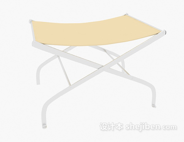 现代风格单人折叠椅3d模型下载
