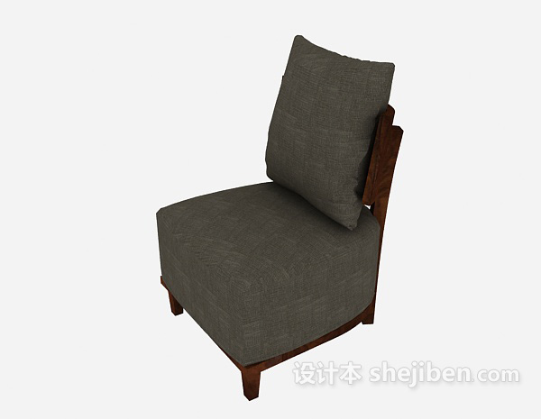 软件休闲椅3d模型下载
