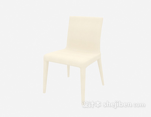 免费田园风格家居椅3d模型下载