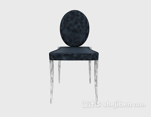 欧式风格欧式简约梳妆椅3d模型下载