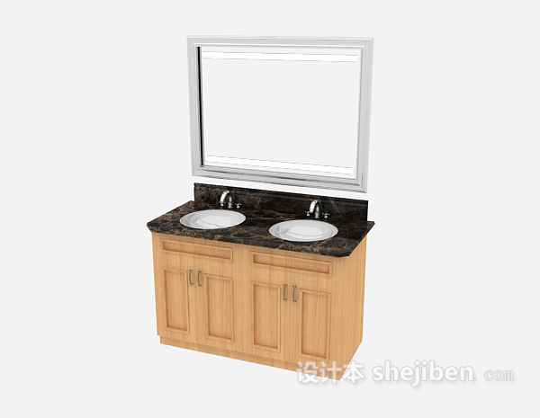 免费欧式家居浴柜3d模型下载