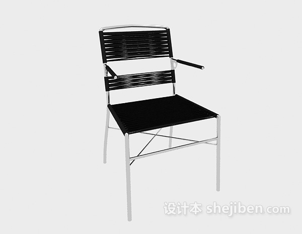 免费现代不锈钢椅3d模型下载