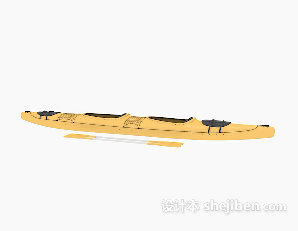 免费双人划艇3d模型下载