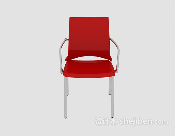 现代风格现代金属休闲椅3d模型下载
