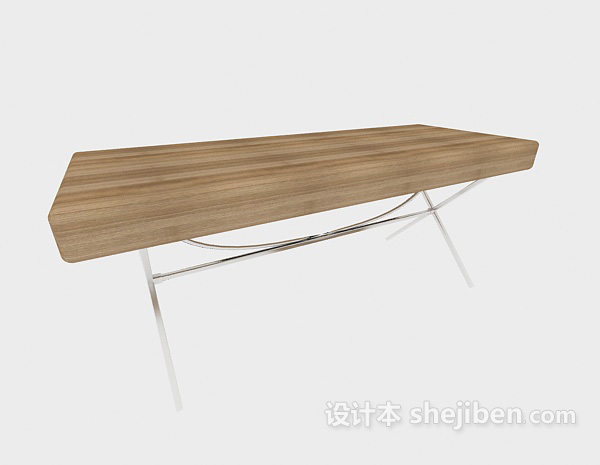 免费现代原木椅3d模型下载