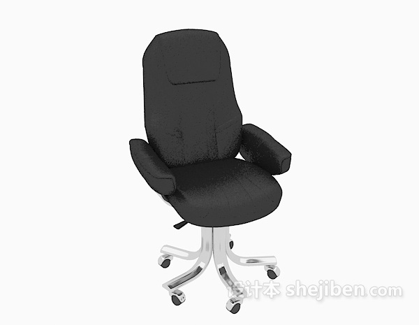现代风格舒适靠背电脑椅3d模型下载