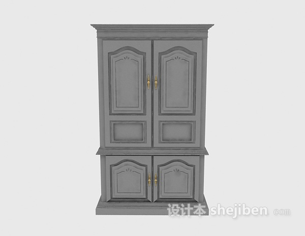 欧式风格欧式风格衣柜3d模型下载