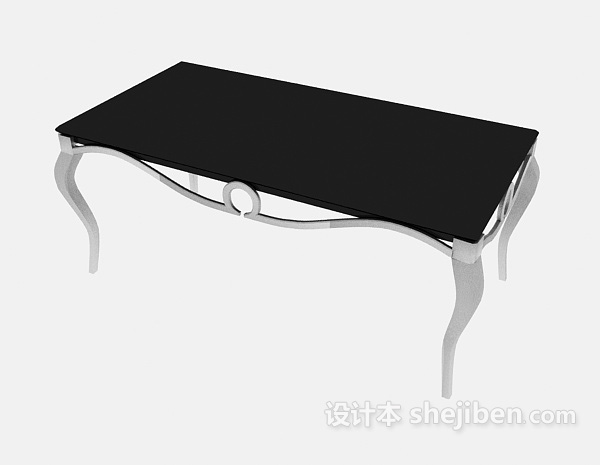 免费欧式沙发茶几3d模型下载