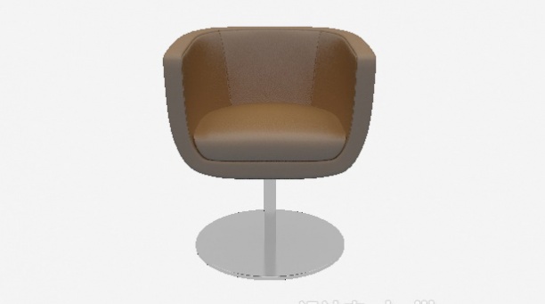 现代风格单人休闲椅子3d模型下载