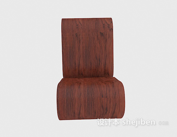 中式风格古典木椅子3d模型下载