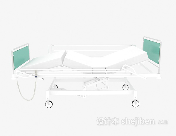 现代风格医院病床3d模型下载