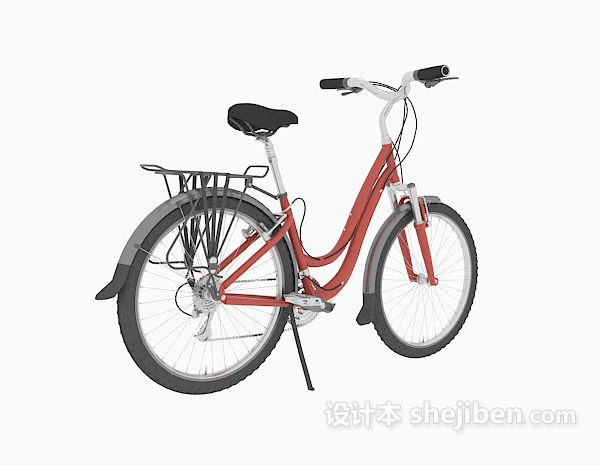 脚踏车3d模型下载