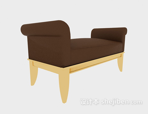 单人沙发座椅3d模型下载