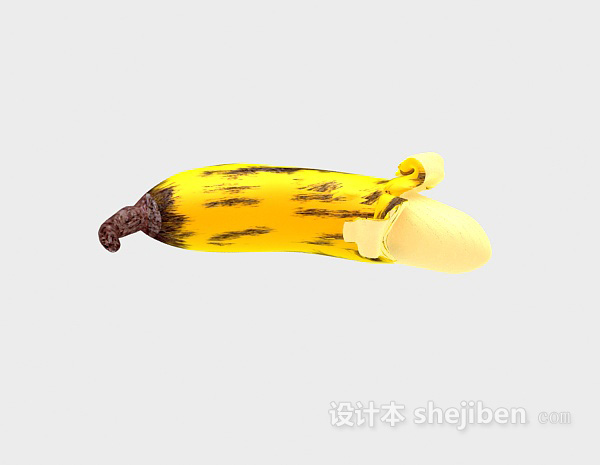 现代风格香蕉3d模型下载